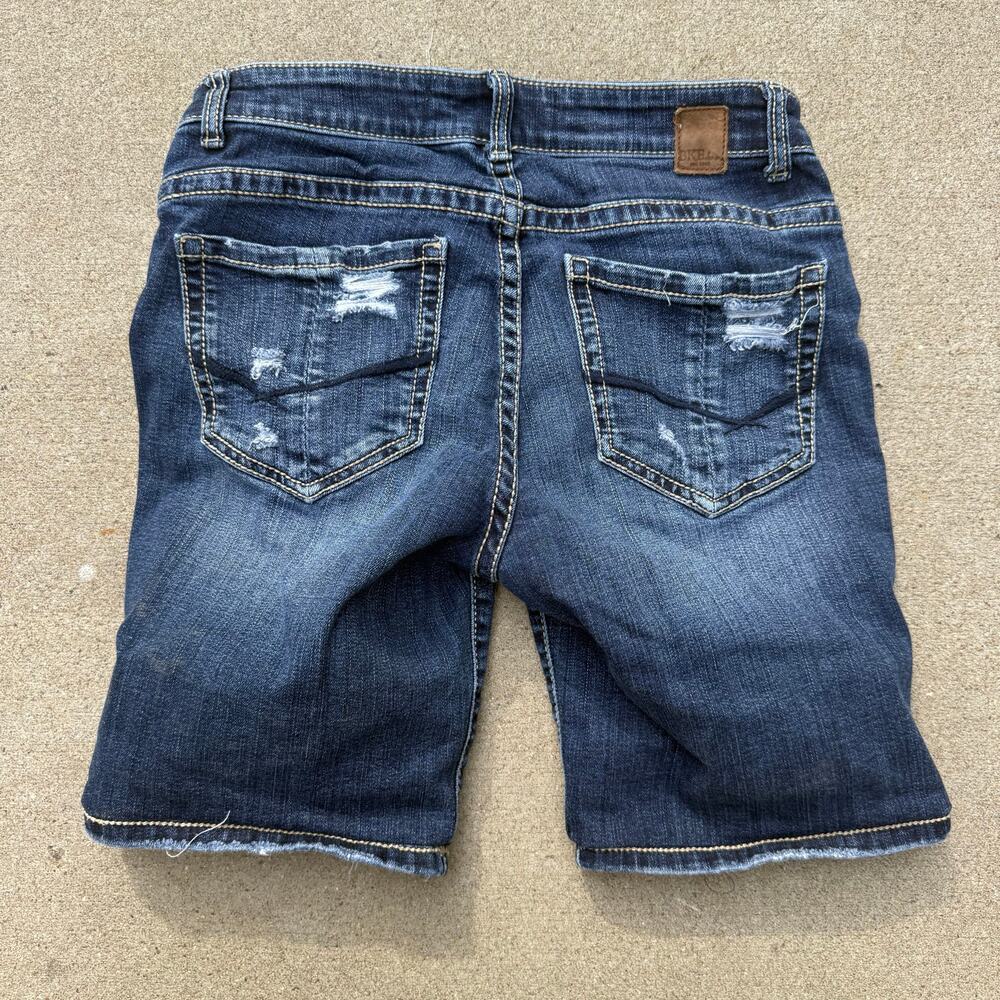 Buckle BKE Payton Size 26 Bermuda Jean Shorts 8" Inseam *HEMMED